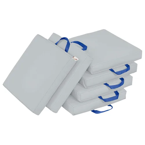 Vista 19 de ECR4Kids SoftZone - Cojines de suelo, cuadrados, asientos flexibles, surtidos, 6 piezas