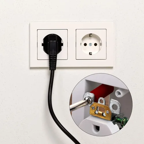 Vista 7 de Ripeng Kit extensor de caja de salida eléctrica, interruptor eléctrico y espaciadores de receptáculo, paquete de 24 (12 tubos y 12 tornillos) (rojo)