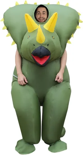 Vista 2 de Morph Costumes Adult Triceratops Costume Halloween Inflatable Dinosaur Costume
