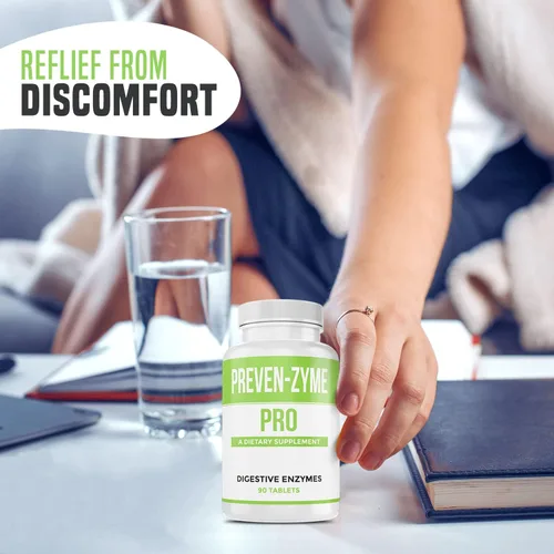 Vista 9 de Prevenzyme Pro Suplemento de enzimas digestivas (90 pestañas) por Legere Pharmaceuticals para ES Global