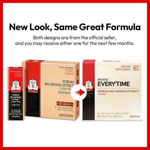Vista 10 de JUNG KWAN JANG Extracto de ginseng rojo coreano Everytime 3000mg Suplemento energético sin azúcar, té de ginseng, suplemento de ginseng, comida