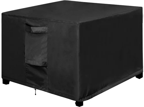 Vista 9 de OutdoorLines Fundas Impermeables para Otomanas de Patio Exterior - Cubierta Rectangular a Prueba de UV para Mesa Lateral de Patio Resistente al