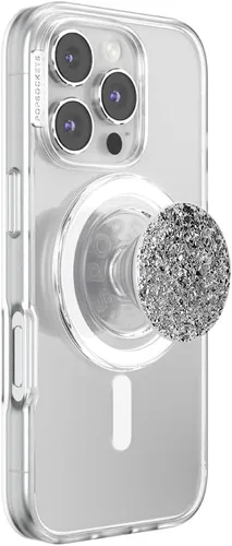 Vista 9 de Agarre para teléfono PopSockets con soporte expansible, agarre adhesivo - Transparente