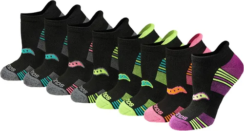 Saucony - Calcetines deportivos de rendimiento con tirador en el talón para mujer (8 y 16 pares)