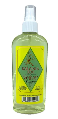 Legitima Kolonia 1800 Vetiver - Bomba de colonia en aerosol, 8 onzas líquidas