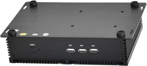 Vista 9 de KINGDEL Mini PC, mini computadora industrial sin ventilador con CPU i7 de 11ª generación, 16 GB de RAM, SSD NVMe de 128 GB, 4K 4096 x 2304, puerto