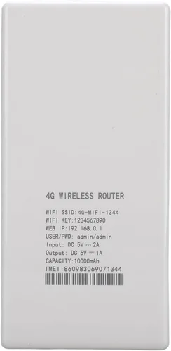 Vista 9 de SUNGOOYUE High Speed 150Mbps Portable 4G LTE WiFi Router with RJ45 WAN LAN Port for Home Office Use