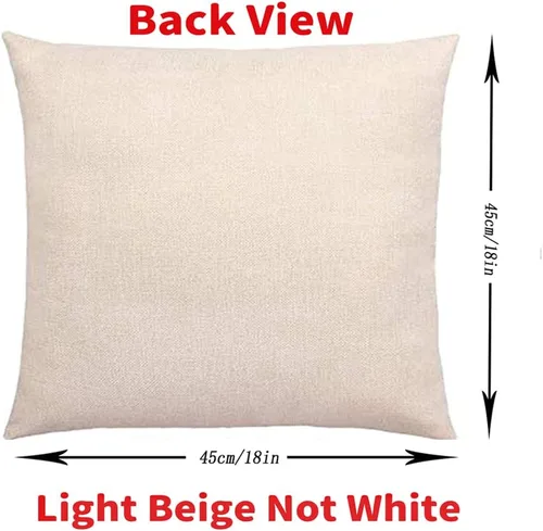 Vista 4 de Juego de 2 fundas de almohada de conejo de Pascua de 18 x 18 pulgadas, de lino, lindos conejos, decoración floral de conejito de Pascua, funda