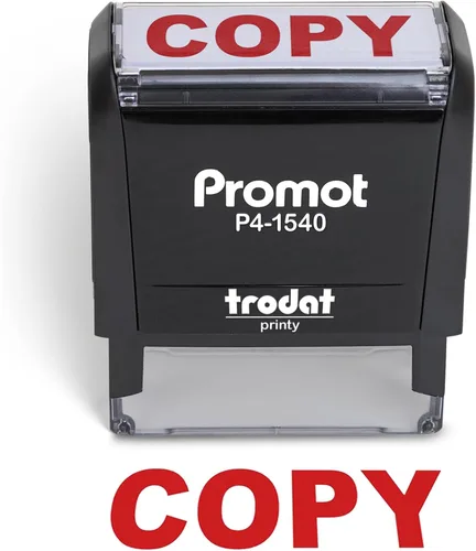 Promot Sello de Copia Autoentintado de Goma - Selladores Recargables para Oficina - Negocios, Contabilidad, Contabilidad, Codificación, Legal,