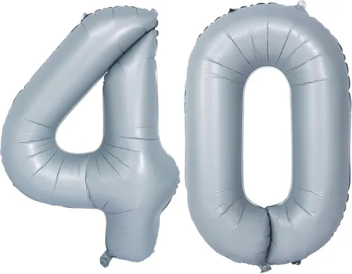 Vista 74 de Globos de 40 pulgadas con números de caramelo, papel de aluminio de helio, globos de látex de Mylar para fiesta de cumpleaños, decoración digital 0