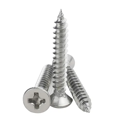 Vista 7 de 200 tornillos para madera #4 x 3/8 pulgadas, tornillos de chapa autoperforantes Phillips de cabeza plana de acero inoxidable 18-8 (304)