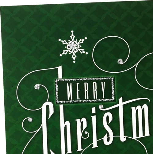 Vista 8 de Hallmark Image Arts - Juego de tarjetas navideñas en caja, elegantes letras (4 diseños, 24 tarjetas con sobres)