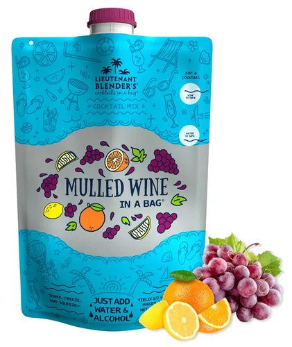 Vista 22 de Lt. Blender's Peach Bellini in a Bag – Mezclas de vino para granizado – Cada bolsa hace 1/2 galón de mezcla congelada de Peach Bellini – Mezcla