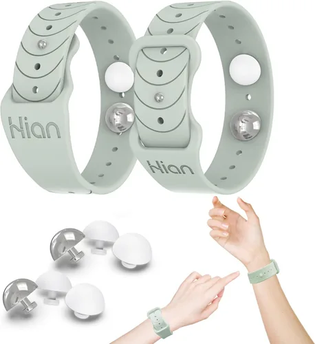 Pulseras para el mareo por movimiento, pulseras de muñeca para el mareo marino para mareo por movimiento/mareo de la mañana/náuseas del embarazo,