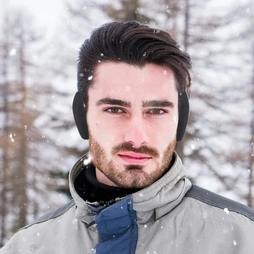 Vista 5 de SATINIOR 6 pares de orejeras de forro polar sin banda para las orejas, fundas de invierno unisex