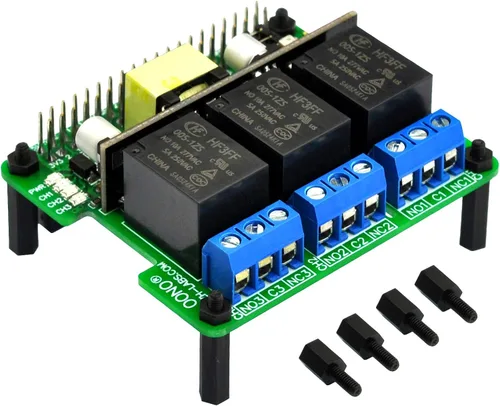 Vista 2 de Módulo de placa de relé RPi PoE para Raspberry Pi 3B+4B