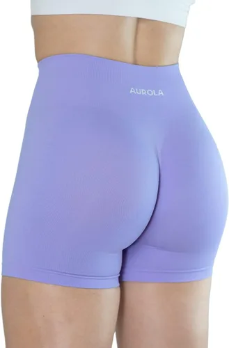Vista 7 de AUROLA Dream Workout Shorts for Women Seamless Soft Smooth Gym Yoga Scrunch Active Shorts