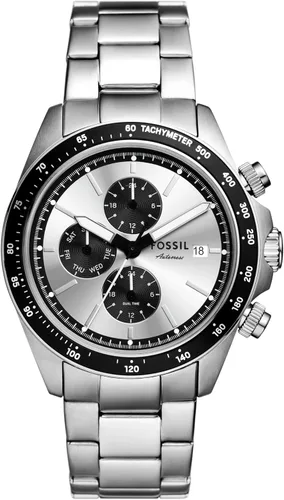 Fossil Men's Watch, Autocross Multifunction Stainless Steel Watch for Men Plateado