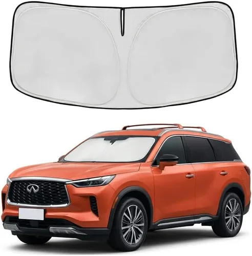 Vista 124 de Parasol para parabrisas Rivian R1S 2022-2024 2025, parasol para ventana frontal, ajuste personalizado, accesorios R1S, visera solar, pantalla