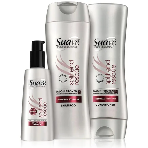 Vista 3 de Suave Professionals - Suero para el cabello, rescate de puntas abiertas, 3 onzas