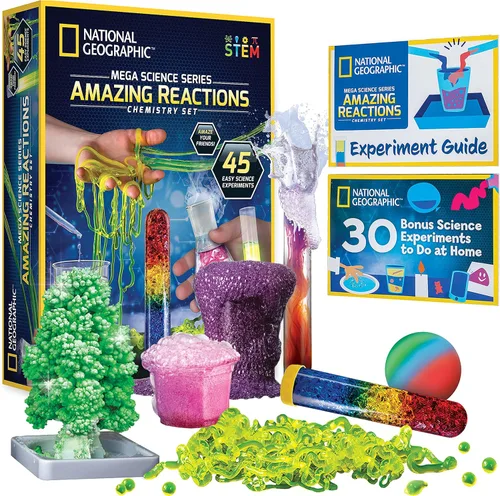 Vista 5 de NATIONAL GEOGRAPHIC Kit de artes, manualidades y química para niños