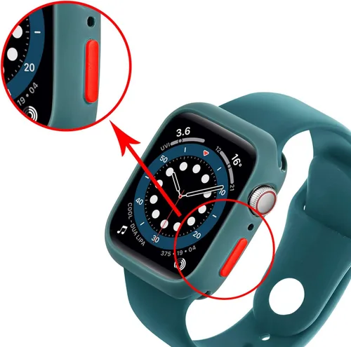 Vista 6 de Funda de poliuretano termoplástico mate con botón lateral flexible a prueba de golpes, protector de silicona antiarañazos, compatible con Apple