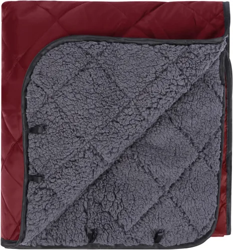 Vista 17 de REDCAMP Manta impermeable para estadio con forro sherpa, manta de automóvil para clima frío, resistente al viento para acampar al aire libre