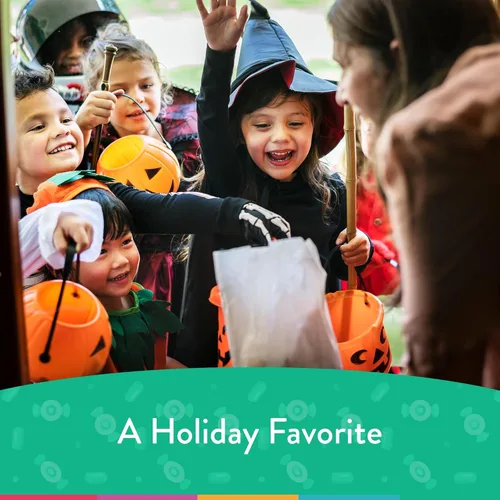 Vista 5 de 123 piezas de dulces de Halloween para fiestas en miniatura, chocolate, no requiere montaje, calabazas