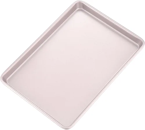 Vista 15 de CHEFMADE Bandeja para Hornear con Borde de 13 Pulgadas, Bandeja Antiadherente de Acero al Carbono para Galletas para Hornear Carne Pan Rollo