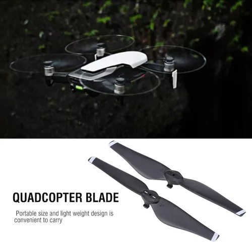 Vista 6 de CW CCW - 2 pares de cuchillas de hélice de fibra de carbono de liberación rápida, accesorios para cuadricóptero RC Drone para aire (rayas blancas)