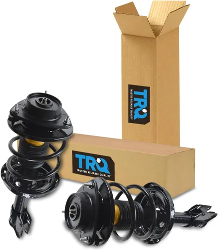 Vista 211 de TRQ Conjunto de Amortiguador y Resorte Delantero Cargado con Resorte Helicoidal Pre-ensamblado Compatible con Jeep Cherokee Limited AWD 14-22 Sin