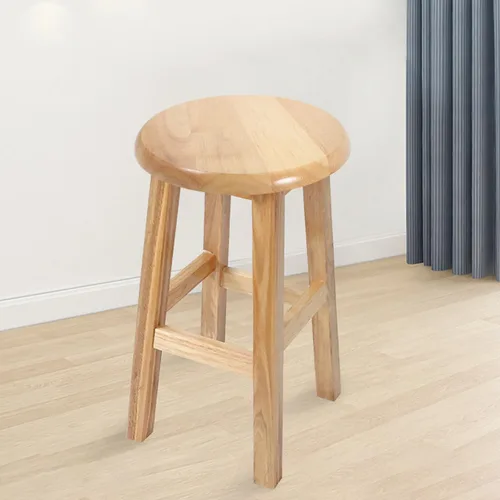 Vista 2 de DOITOOL Taburete de bar de madera maciza de repuesto para asiento de silla redonda de 11.61 pulgadas para taburetes de bar de oficina en casa, parte