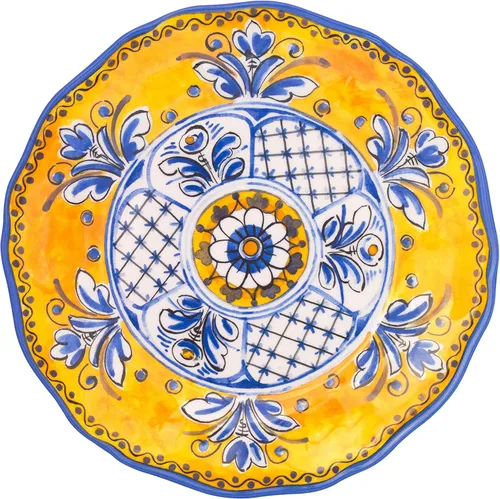 Vista 3 de Le Cadeaux Benidorm - Juego de 4 platos llanos de melamina de 11 pulgadas