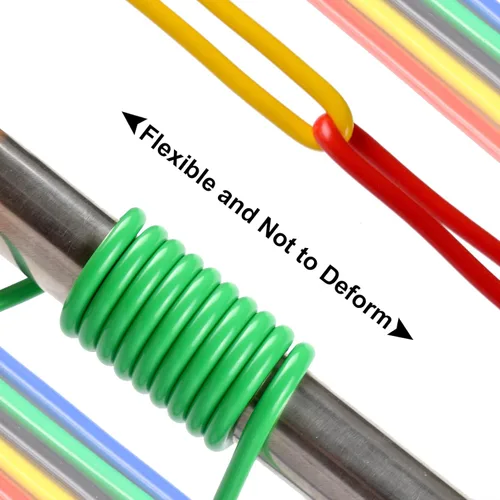 Vista 5 de WGGE Juego de 5 cables de prueba de pinzas de cocodrilo de doble extremo, cable de prueba de 15 A con clips aisladores, cable resistente