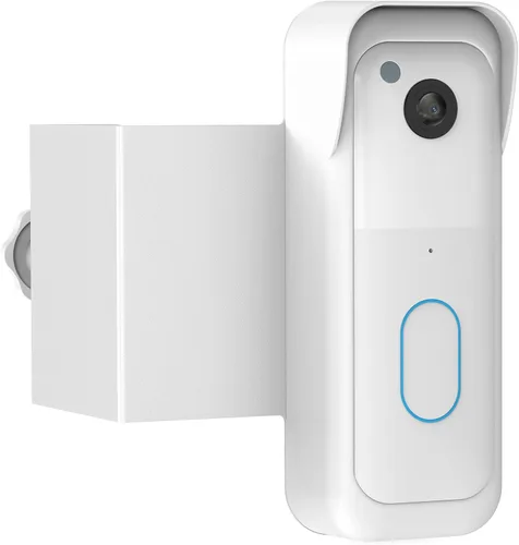 Vista 8 de Soporte de timbre Blink sin taladro, soporte de puerta antirrobo para cámara de timbre Blink totalmente nueva, kits de timbre de instalación rápida