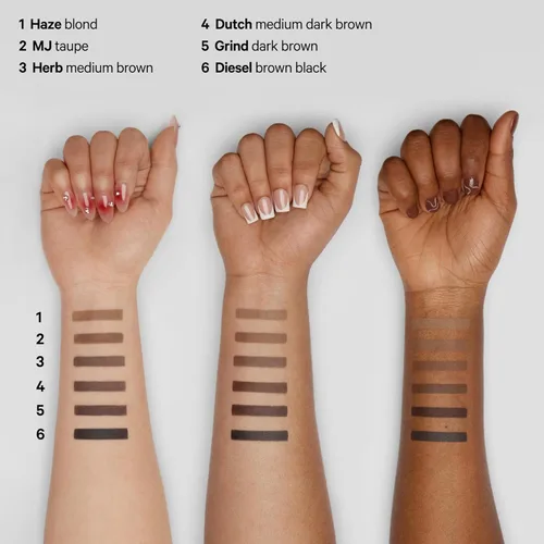 Vista 7 de Milk Makeup Brow Shadow Stick – Fórmula construible, de crema a polvo, suave y flexible, hasta 12 horas de uso, vegano, libre de crueldad