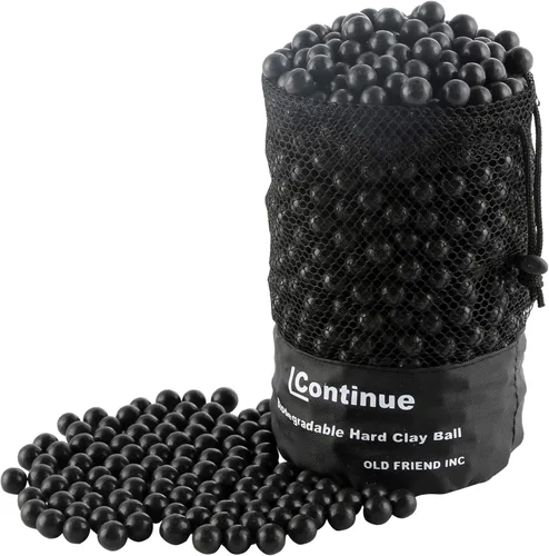 1500 piezas de diámetro 3/8" Slingshot munición bola de arcilla dura biodegradable.