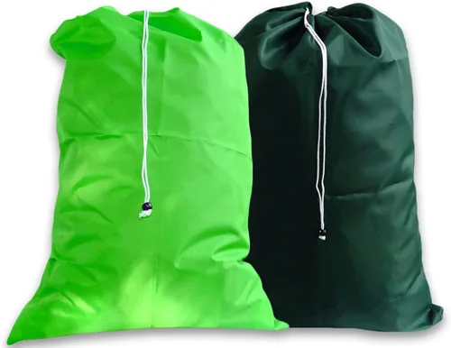 Vista 29 de Bolsas de lavandería extra grandes, color negro y plateado (gris), (paquete de 2)