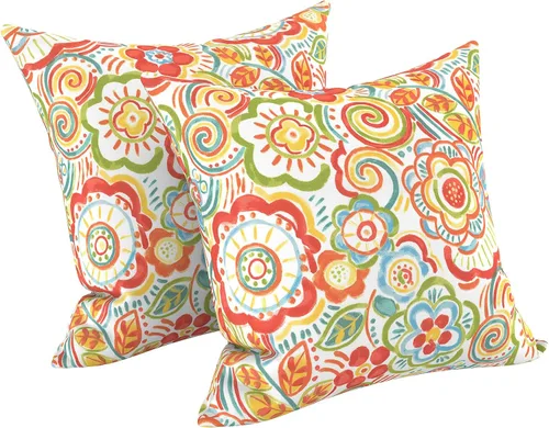 Vista 94 de LVTXIII - Juego de fundas para cojines de sofá o sillón de exteriores, para lumbar, no se decoloran, 2 unidades de 12" x 20", con relleno, estampado