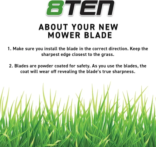 Vista 6 de 8TEN LawnRazor - Cuchilla de cortacésped para MTD Columbia Yard Machines Cub Cadet Walk Behind 20 pulgadas cubierta 942-0640 742-0640