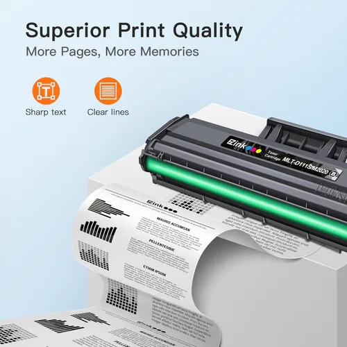 Vista 4 de E-Z Ink Reemplazo de cartucho de tóner compatible con Samsung 111S, 1 toner