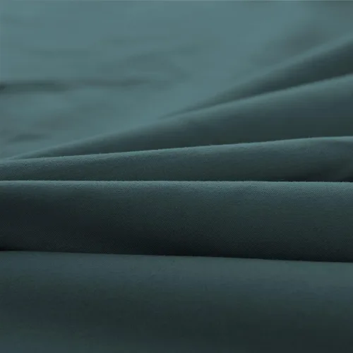 Vista 5 de Mengersi Cortinas de cama con dosel para decoración de dormitorio, no incluye postes (matrimonial, verde oscuro)