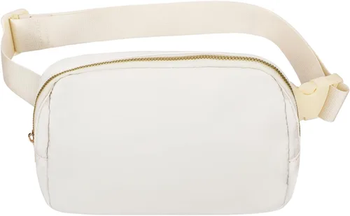 Vista 37 de VOROLO Riñonera para mujeres y hombres, bolsa cruzada, bolsa de cinturón con correa ajustable, Negro, Talla única