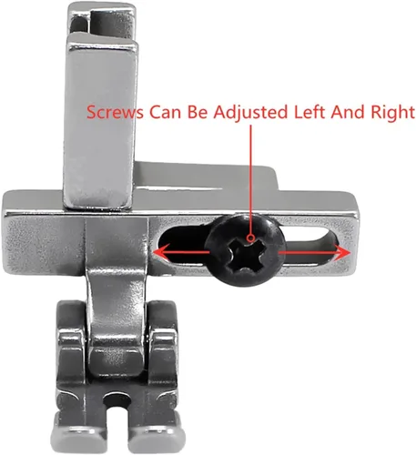 Vista 2 de 2PCS Universal Pie #T3 Tres en Uno Multifuncional Unilateral Cremallera Pies Coser Coche Plano Ajustable Izquierdo y Derecho de un solo lado Presser