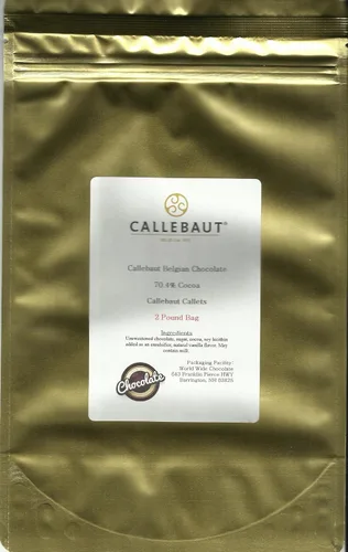 Callebaut Callets oscuros 70.4% (2 lb)