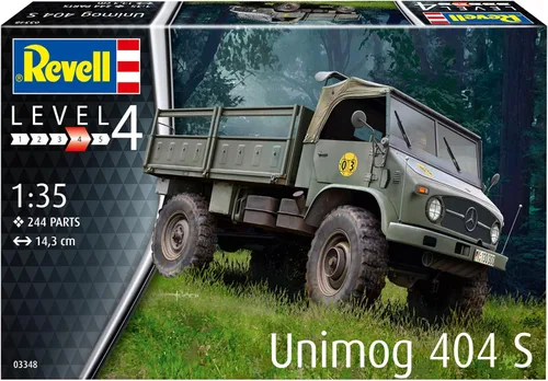 Vista 2 de Revell 03348 Unimog 404 S Kit de modelo a escala 1:35
