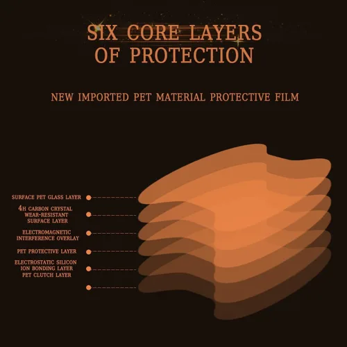 Vista 4 de XINLIYA 4 calcomanías protectoras para manija de puerta de automóvil, película protectora universal de fibra de carbono antiarañazos para manija