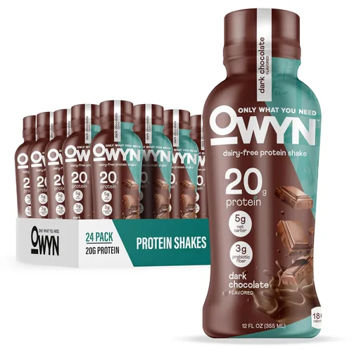 Vista 6 de Owyn - Batido de proteínas a base de plantas, con 0.70 onzas de proteína vegetal proveniente de una mezcla de semillas de calabaza orgánicas, lino