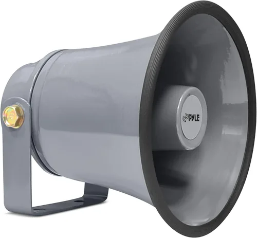Altavoz de bocina PA para interiores y exteriores, altavoz PA portátil de 6.3 pulgadas con impedancia de 8 ohmios y potencia máxima de 25 vatios,