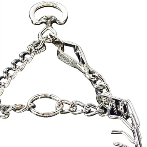 Vista 5 de Pet Supply Importados Herm Sprenger, Collar de entrenamiento cromado con broche de soltado rápido, s, Plateado